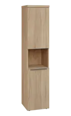 SIN 5 - 42DN kancelářská skříň, 2-dveřová/nika, pravá, 1820x400x400, dub bardolino